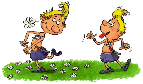 Неандертальский мальчик и Кроманьонцы Веселые медведи - i_052.png