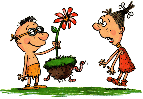 Неандертальский мальчик и Кроманьонцы Веселые медведи - i_061.png