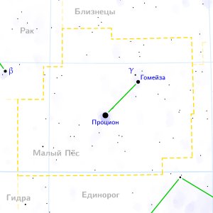 Сокровища звездного неба - Canis_minor_constellation_map_ru_lite300x300.jpg