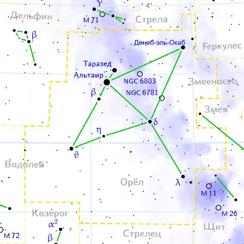Сокровища звездного неба - aquila_constellation_map.jpg