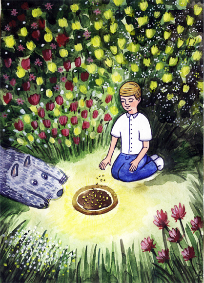 Мишка и волшебный цветок Мишка и волшебный цветок