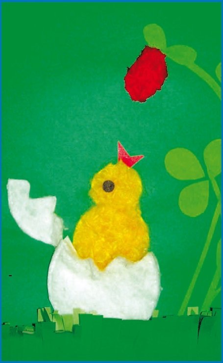 Работа с нетрадиционными материалами в детском саду. Поролон, ватные диски, ватные шарики, гофрированный картон - i_033.jpg