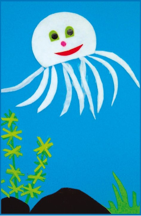 Работа с нетрадиционными материалами в детском саду. Поролон, ватные диски, ватные шарики, гофрированный картон - i_036.jpg