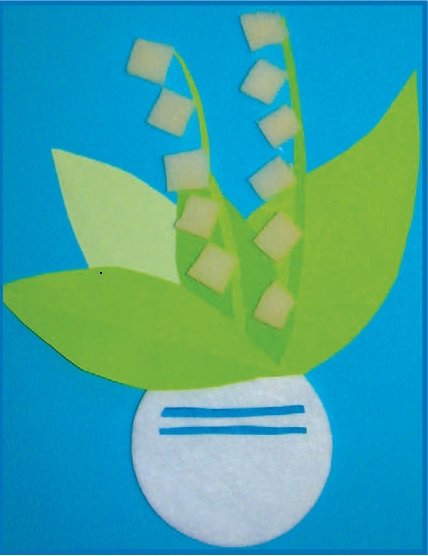 Работа с нетрадиционными материалами в детском саду. Поролон, ватные диски, ватные шарики, гофрированный картон - i_044.jpg