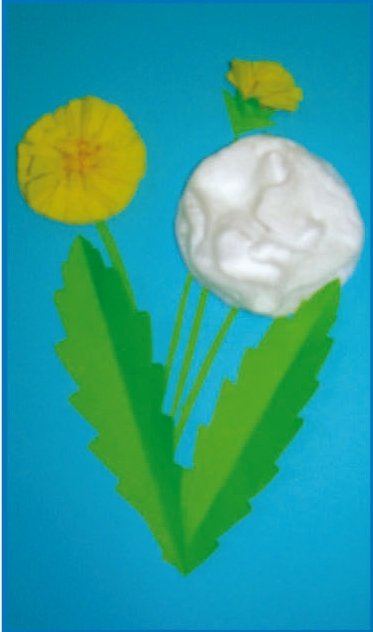 Работа с нетрадиционными материалами в детском саду. Поролон, ватные диски, ватные шарики, гофрированный картон - i_061.jpg