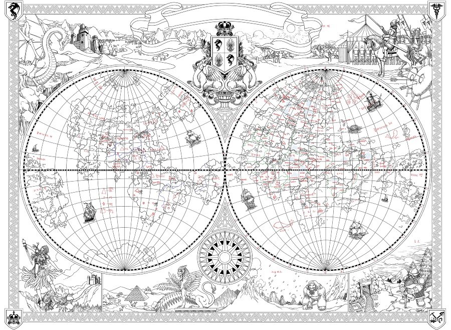 Лунный скульптор. Книга 13 (ЛП) - maps.jpg