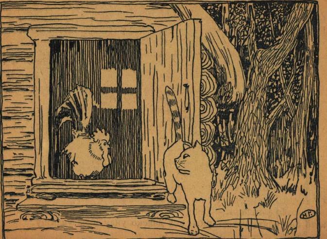 Сказки - картинки. Про петуха, кота и лисицу - _9.jpg