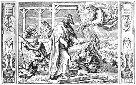 Библия, пересказанная детям старшего возраста. Ветхий завет. Часть первая (Иллюстрации — Юлиус Шнорр фон Карольсфельд) - _025.jpg