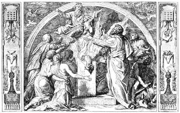 Библия, пересказанная детям старшего возраста. Ветхий завет. Часть первая (Иллюстрации — Юлиус Шнорр фон Карольсфельд) - _029.jpg