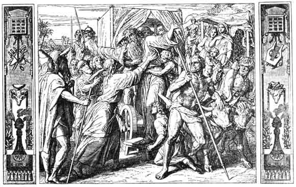 Библия, пересказанная детям старшего возраста. Ветхий завет. Часть первая (Иллюстрации — Юлиус Шнорр фон Карольсфельд) - _087.jpg