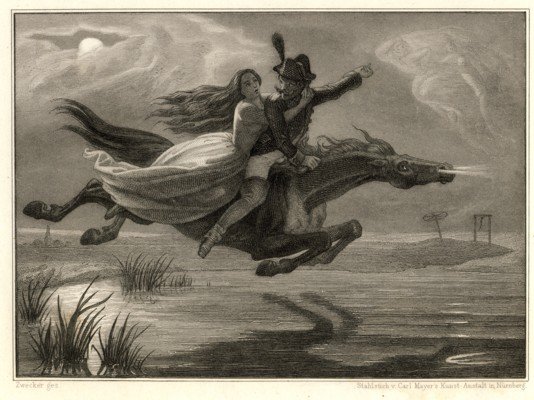 «Ленора» Г. Бюргера, «Линор» Э. По и баллады со схожим сюжетом - _2.jpg