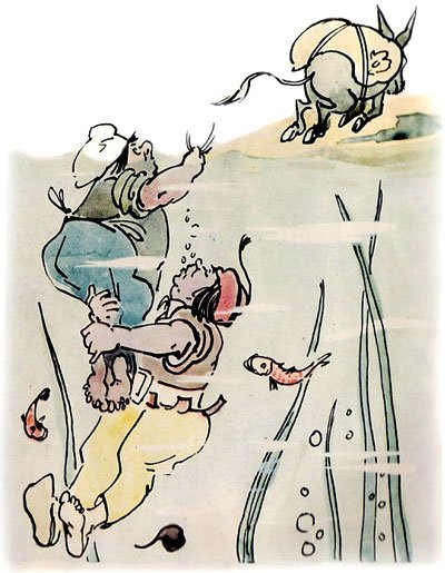 Необыкновенная история о чудесной свирели и зеленом петушке - i_051.jpg